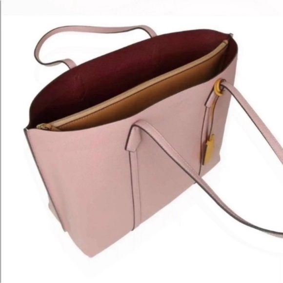 Tory Burch Perry Tote Bag Pink Moon - Picture 4 of 4